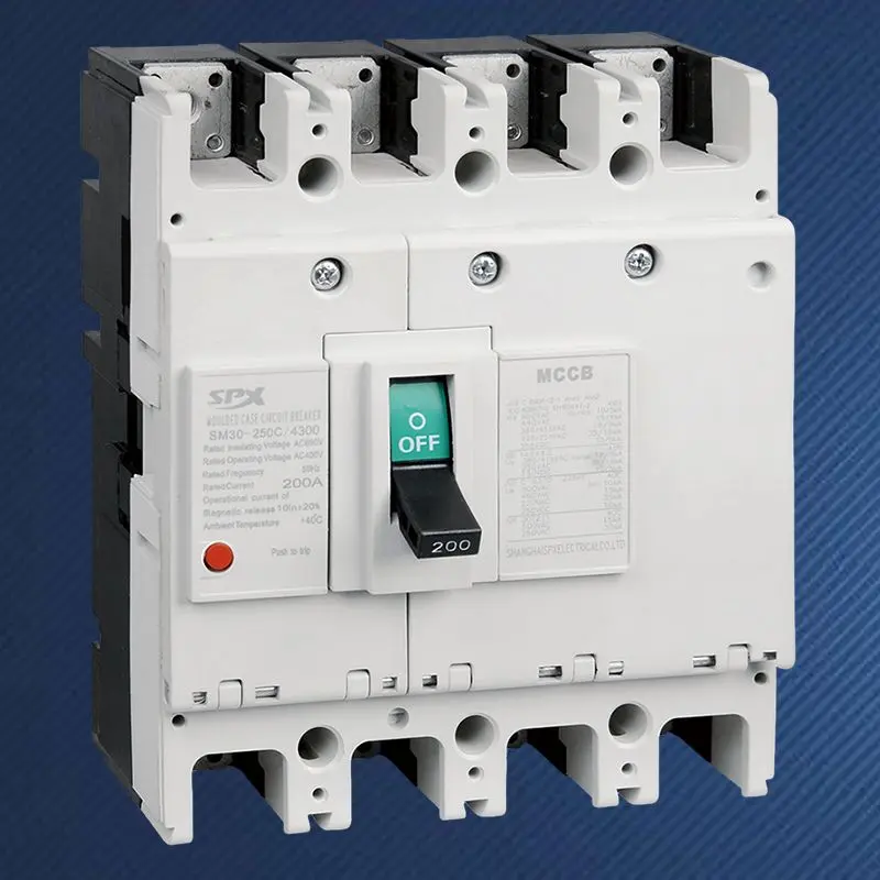 4P 200A মোল্ডেড কেস সার্কিট ব্রেকার