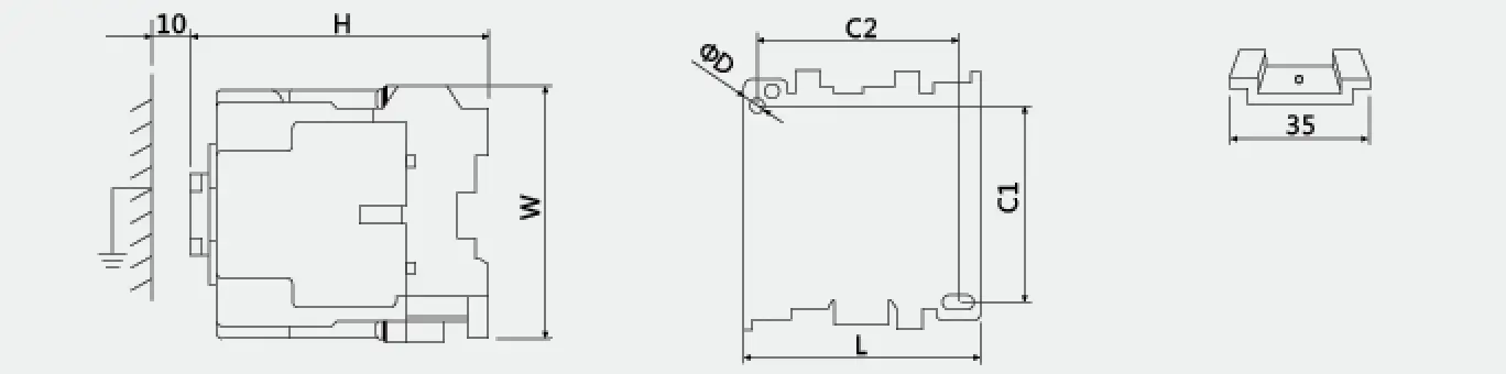 SS-N95 magnetic contactor AC